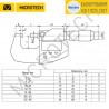 CertiMet Мікрометр цифровий з фрикціоном МКЦ-200 IP65