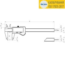 Штангенциркуль S_Cal EVO Basic IP-67 150 мм
