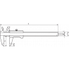 Штангенциркуль аналоговий Mahr 16 FN 150мм