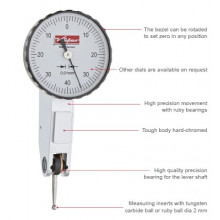 Індикатор важільно-зубчастий DIN 2270 тип А К40/2